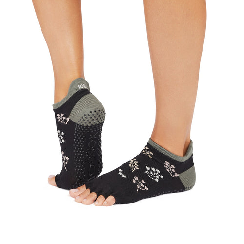 Half Toe Low Rise Grip Socks