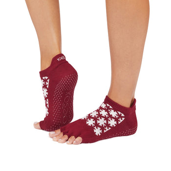 Half Toe Low Rise Grip Socks