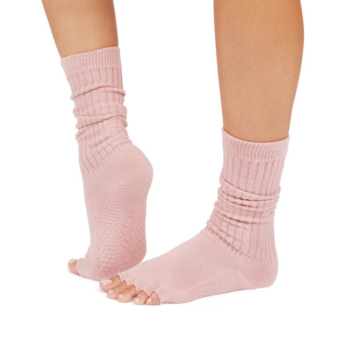 Half Toe Slouch Grip Socks