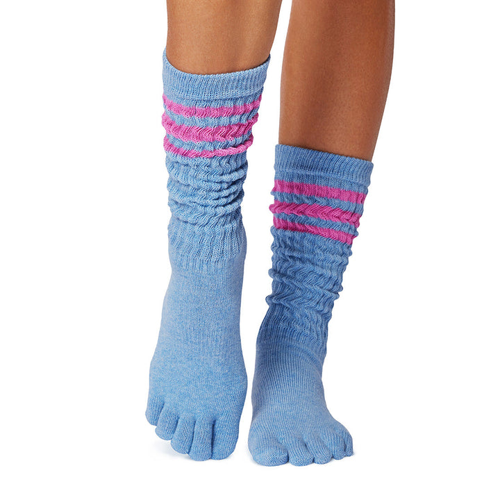 Full Toe Slouch Grip Socks | Socks > Grip | ToeSox – ToeSox | Tavi | Vooray