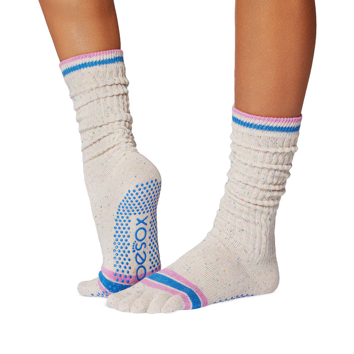 Full Toe Slouch Grip Socks | Socks > Grip | ToeSox – ToeSox | Tavi | Vooray