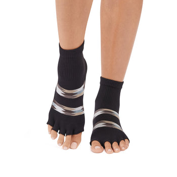 Half Toe Ultra Fine Knit Melody Grip Socks