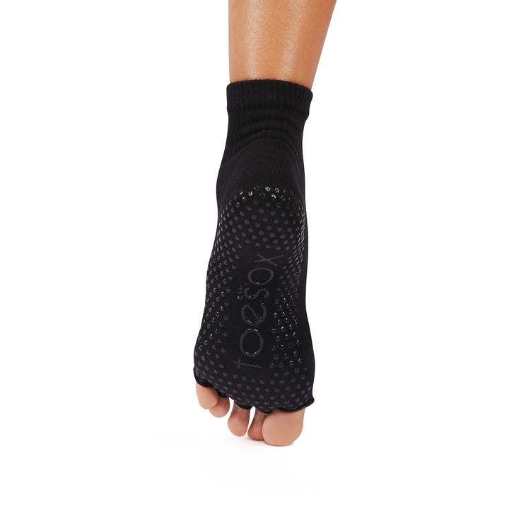 Half Toe Ultra Fine Knit Melody Grip Socks
