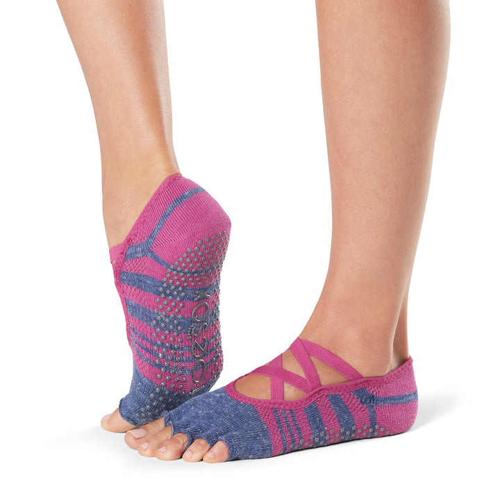 # Half Toe Elle Grip Socks * | Socks > Grip | ToeSox – ToeSox | Tavi | Vooray