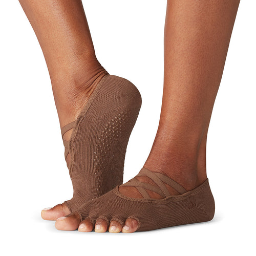 # Half Toe Elle Grip Socks | Socks > Grip | ToeSox – ToeSox | Tavi | Vooray
