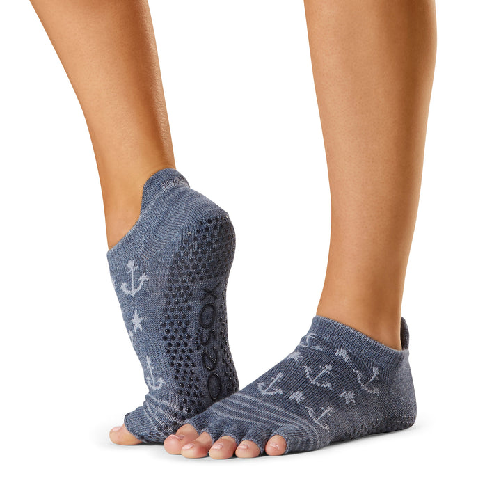 # Half Toe Low Rise Grip Socks | Socks > Grip | ToeSox – ToeSox | Tavi | Vooray