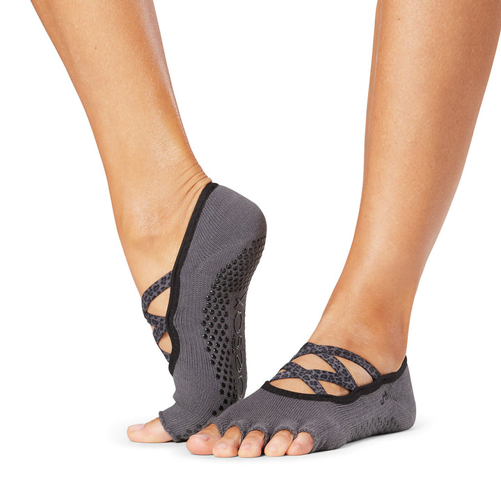 # Half Toe Elle Grip Socks | Socks > Grip | ToeSox – ToeSox | Tavi | Vooray