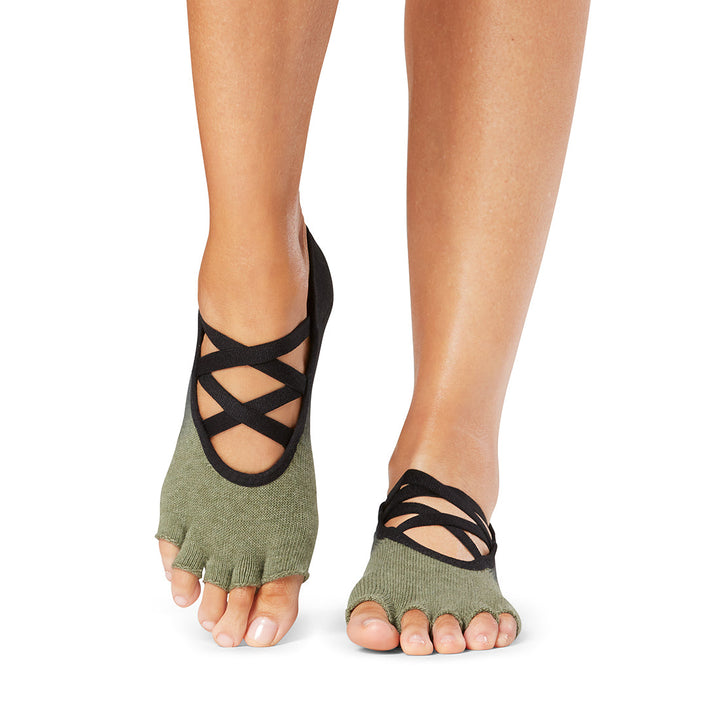# Half Toe Elle Grip Socks | Socks > Grip | ToeSox – ToeSox | Tavi | Vooray