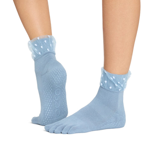 Full Toe Ultra Fine Knit Melody Grip Socks