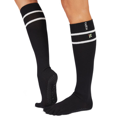 Full Toe Scrunch Knee High Grip Socks