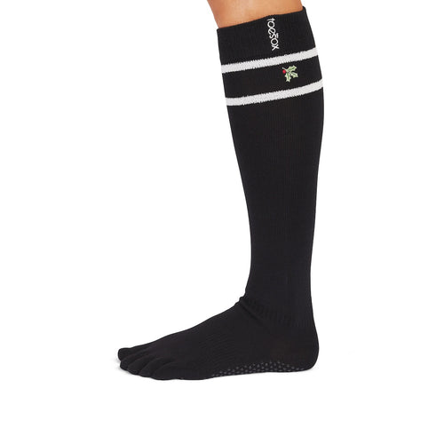 Full Toe Scrunch Knee High Grip Socks