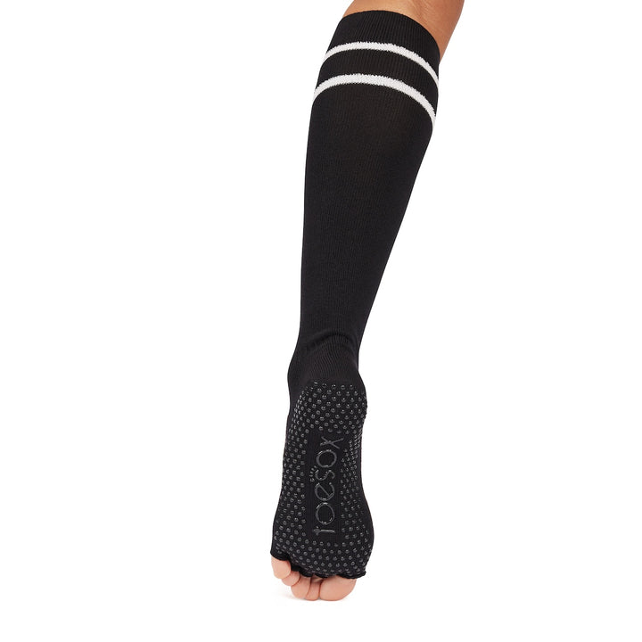 Half Toe Scrunch Knee High Grip Socks
