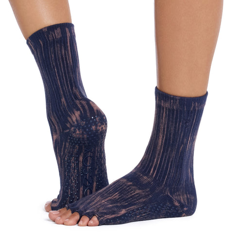 Half Toe Crew Grip Socks