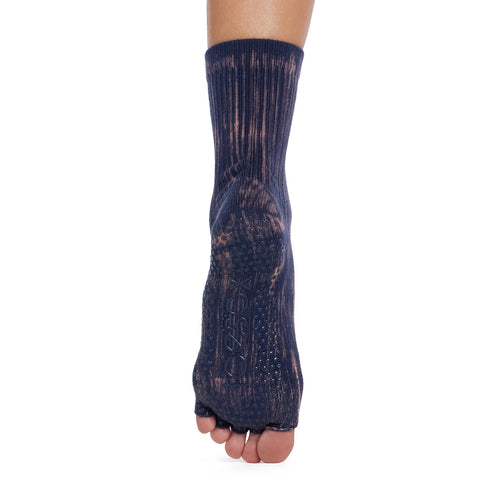 Half Toe Crew Grip Socks