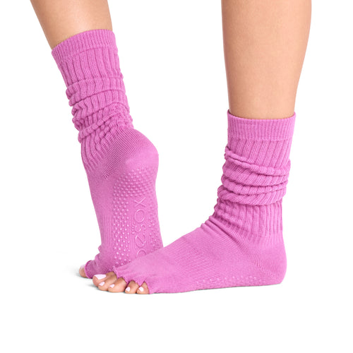 Half Toe Slouch Grip Socks