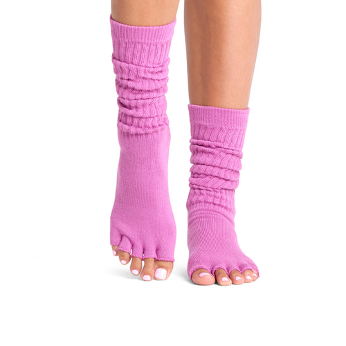 Half Toe Slouch Grip Socks