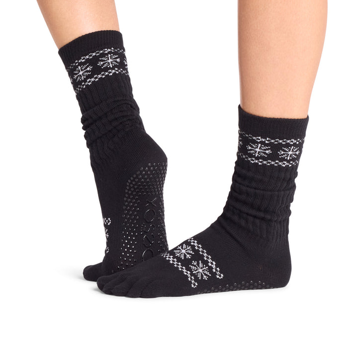 Full Toe Slouch Grip Socks