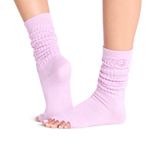 Half Toe Slouch Grip Socks