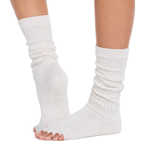 Half Toe Slouch Grip Socks