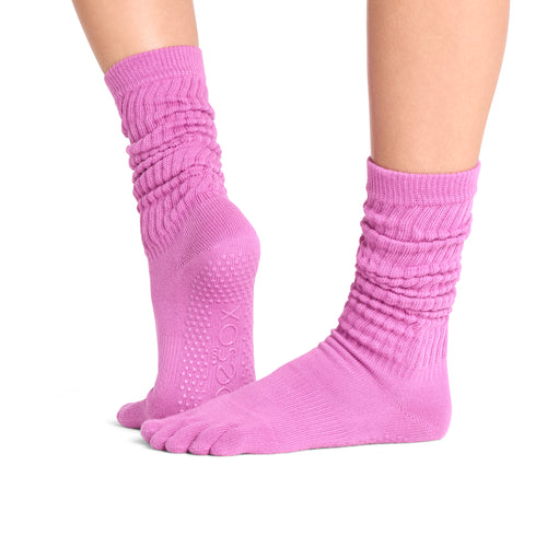 Full Toe Slouch Grip Socks