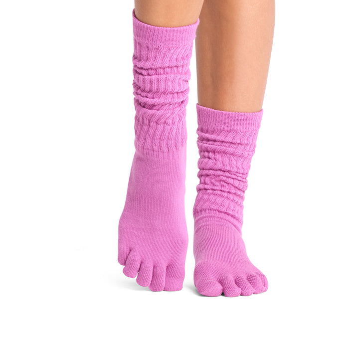Full Toe Slouch Grip Socks