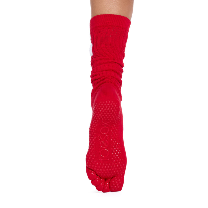 Full Toe Slouch Grip Socks