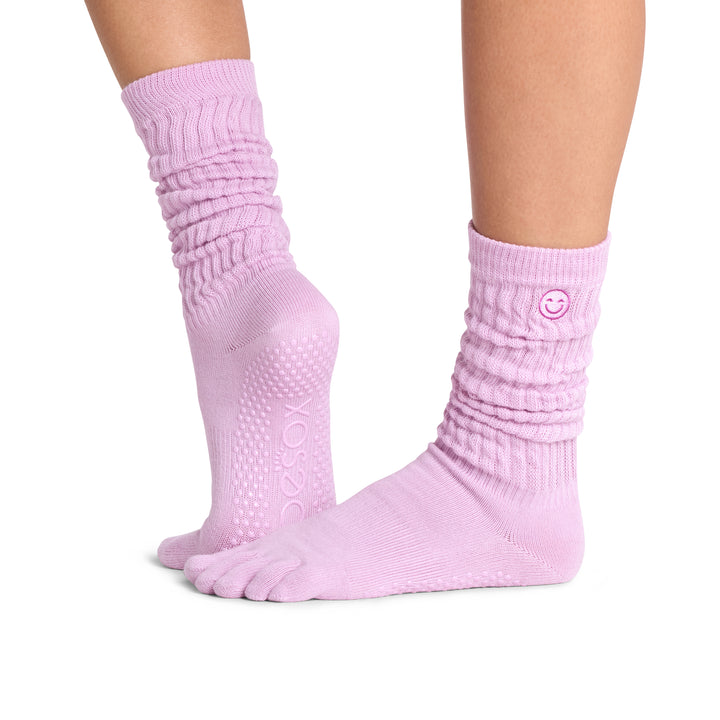 Full Toe Slouch Grip Socks