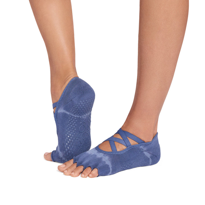 Half Toe Ultra Fine Knit Elle Grip Socks