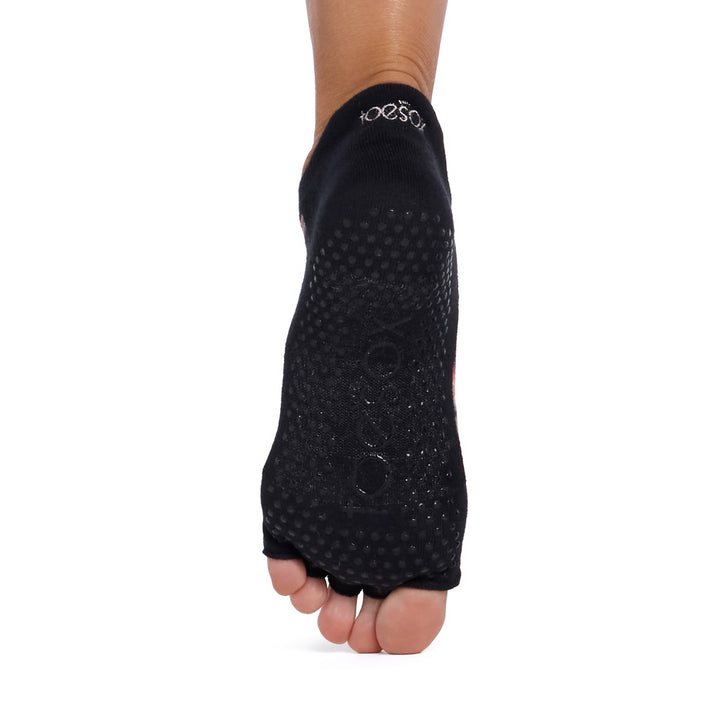 Half Toe Ultra Fine Knit Bellarina Grip Socks