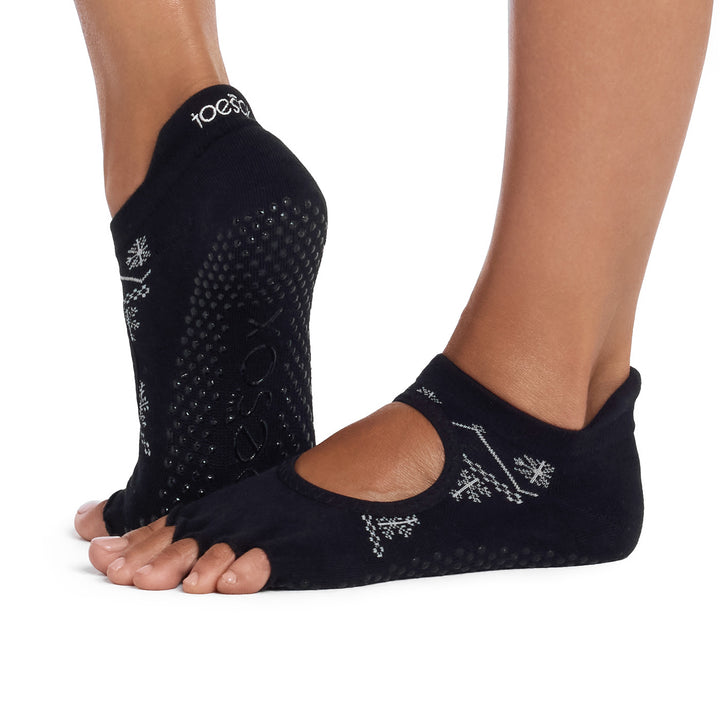 Half Toe Ultra Fine Knit Bellarina Grip Socks