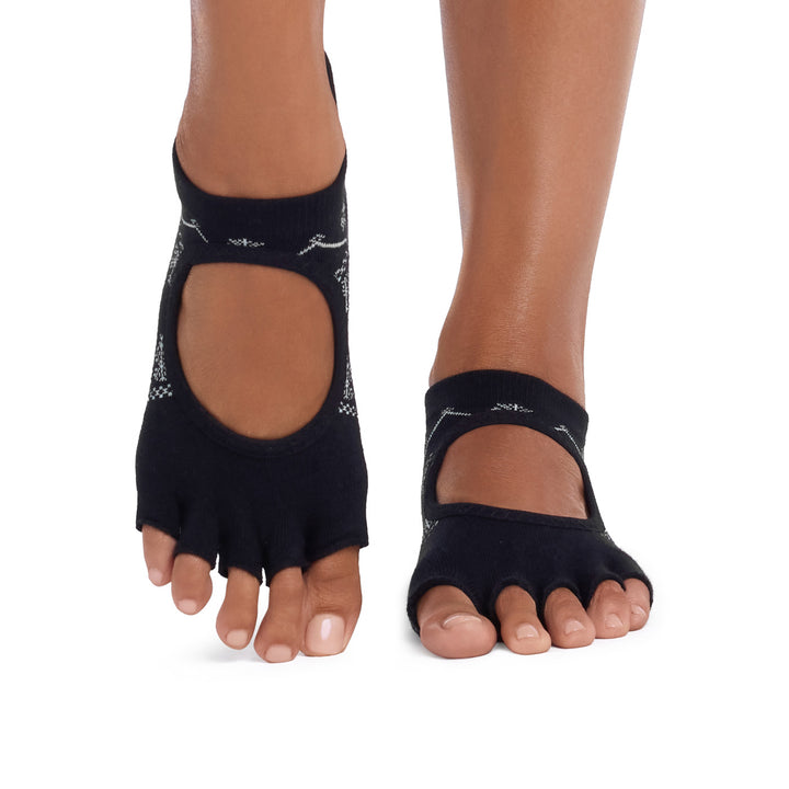 Half Toe Ultra Fine Knit Bellarina Grip Socks