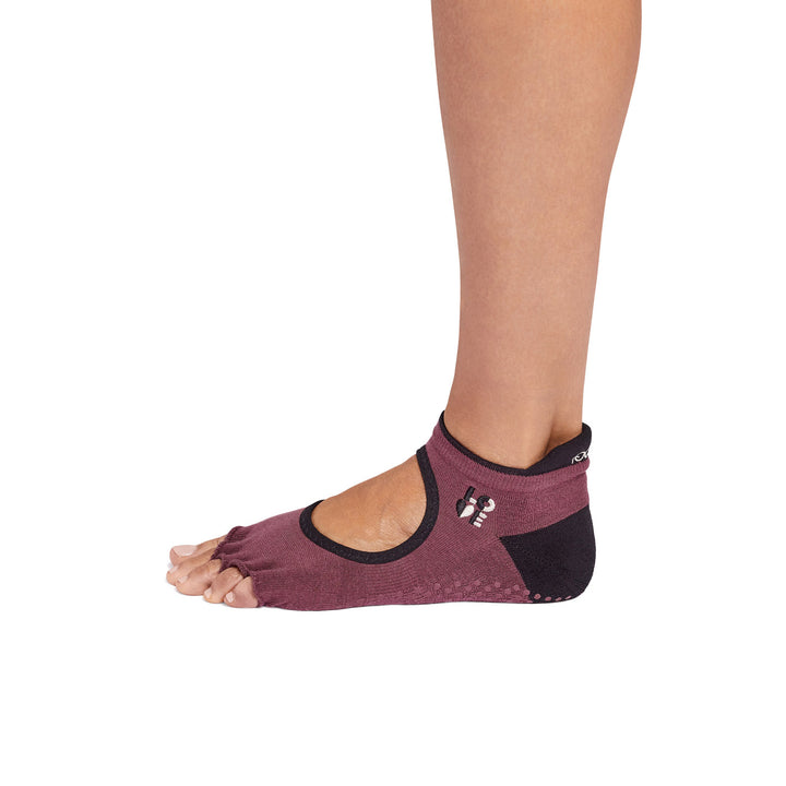 Half Toe Ultra Fine Knit Bellarina Grip Socks