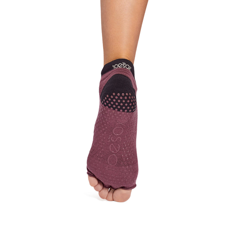 Half Toe Ultra Fine Knit Bellarina Grip Socks