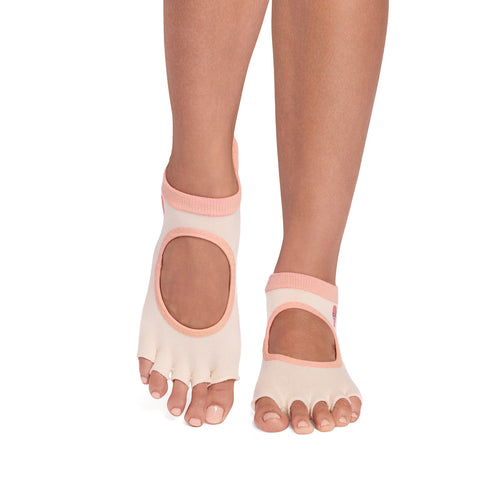 Half Toe Ultra Fine Knit Bellarina Grip Socks