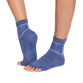 Half Toe Ultra Fine Knit Melody Grip Socks
