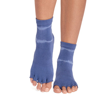 Half Toe Ultra Fine Knit Melody Grip Socks