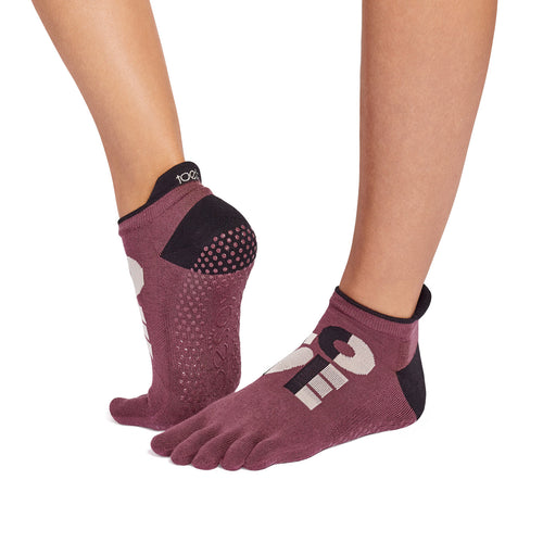 Full Toe Ultra Fine Knit Low Rise Grip Socks
