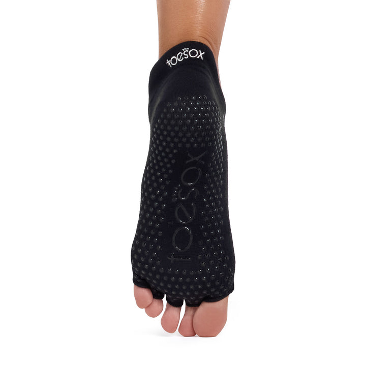 Half Toe Ultra Fine Knit Low Rise Grip Socks