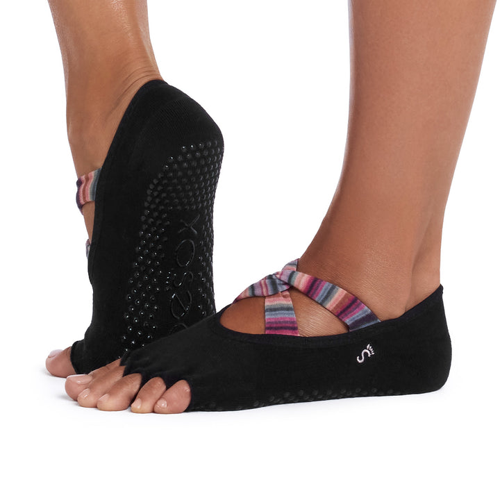 Half Toe Ultra Fine Knit Ivy Grip Socks