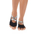 Half Toe Ultra Fine Knit Ivy Grip Socks