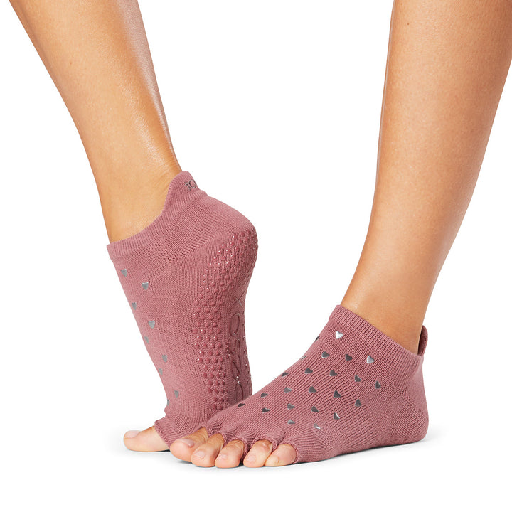 # Half Toe Low Rise Grip Socks | Socks > Grip | ToeSox – ToeSox | Tavi | Vooray
